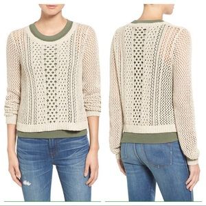 Madewell Summer Stitch Sweater - Sizes XS & S